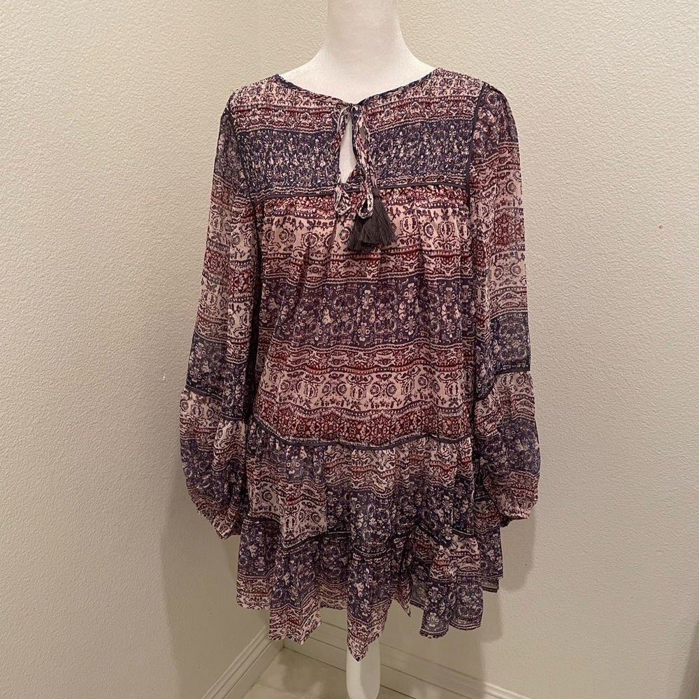 NWT Olivaceous Boho Dress purple Size M​​​​​​